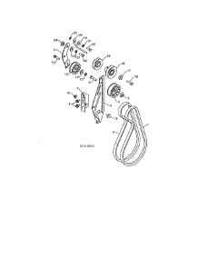 Impeller & Traction Belts parts for Craftsman Gas Snowblower 91788777 from AppliancePartsPros.com