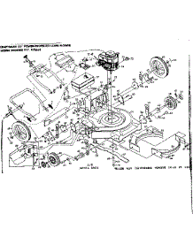 Replacement Parts parts for Craftsman Gas Walk-Behind Mower 917978661 from AppliancePartsPros.com