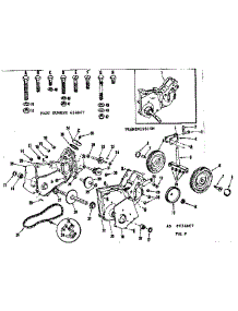 Transmission parts for Craftsman Tiller 91798350 from AppliancePartsPros.com