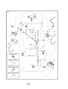 Electrical parts for Craftsman Front-Engine Lawn Tractor 917986130 from AppliancePartsPros.com