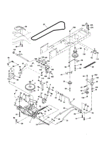 Drive parts for Craftsman Front-Engine Lawn Tractor 917986191 from AppliancePartsPros.com