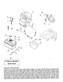 Engine parts for Craftsman Front-Engine Lawn Tractor 917986191 from AppliancePartsPros.com