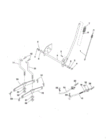 Mower Lift parts for Craftsman Front-Engine Lawn Tractor 917986191 from AppliancePartsPros.com