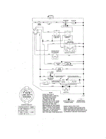 Schematic Diagram parts for Craftsman Front-Engine Lawn Tractor 917986191 from AppliancePartsPros.com