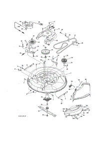 Mower Deck parts for Craftsman Front-Engine Lawn Tractor 917986330 from AppliancePartsPros.com
