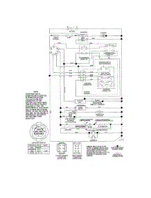 Schematic Diagram parts for Craftsman Front-Engine Lawn Tractor 917986330 from AppliancePartsPros.com