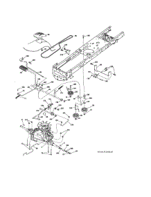 Ground Drive parts for Craftsman Front-Engine Lawn Tractor 917986331 from AppliancePartsPros.com
