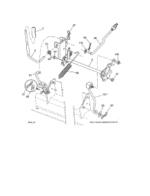 Lift Assembly parts for Craftsman Front-Engine Lawn Tractor 917986332 from AppliancePartsPros.com