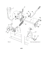 Lift parts for Craftsman Front-Engine Lawn Tractor 917986351 from AppliancePartsPros.com