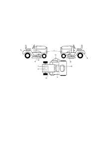 Decals parts for Craftsman Front-Engine Lawn Tractor 917986351 from AppliancePartsPros.com