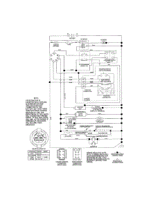 Schematic Diagram parts for Craftsman Front-Engine Lawn Tractor 917986351 from AppliancePartsPros.com