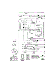 Schematic Diagram parts for Craftsman Front-Engine Lawn Tractor 917986360 from AppliancePartsPros.com