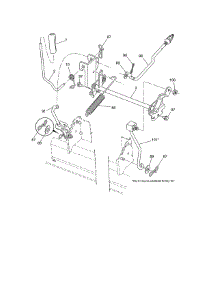 Lift parts for Craftsman Front-Engine Lawn Tractor 917986370 from AppliancePartsPros.com
