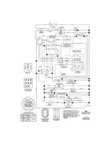 Schematic Diagram parts for Craftsman Front-Engine Lawn Tractor 917986370 from AppliancePartsPros.com