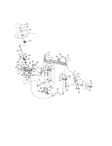 Steering parts for Craftsman Front-Engine Lawn Tractor 917986410 from AppliancePartsPros.com