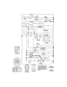 Schematic Diagram parts for Craftsman Front-Engine Lawn Tractor 917986410 from AppliancePartsPros.com