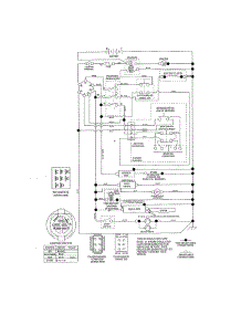 Schematic Diagram parts for Craftsman Front-Engine Lawn Tractor 917986411 from AppliancePartsPros.com