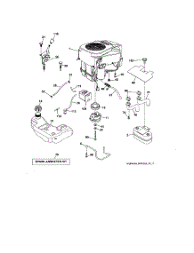 Engine parts for Craftsman Front-Engine Lawn Tractor 917986420 from AppliancePartsPros.com