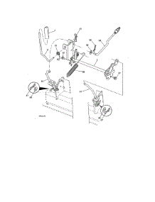Lift parts for Craftsman Front-Engine Lawn Tractor 917986420 from AppliancePartsPros.com