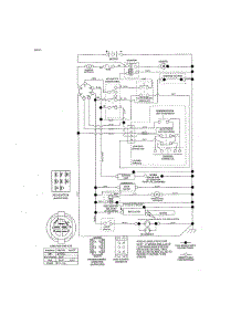 Schematic Diagram parts for Craftsman Front-Engine Lawn Tractor 917986420 from AppliancePartsPros.com