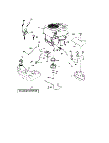 Engine parts for Craftsman Front-Engine Lawn Tractor 917986421 from AppliancePartsPros.com