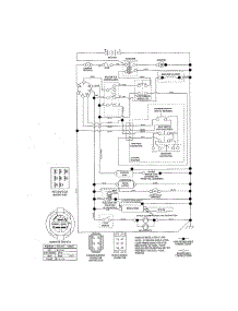 Schematic Diagram parts for Craftsman Front-Engine Lawn Tractor 917986421 from AppliancePartsPros.com