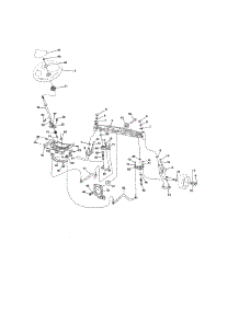 Steering parts for Craftsman Front-Engine Lawn Tractor 917986430 from AppliancePartsPros.com