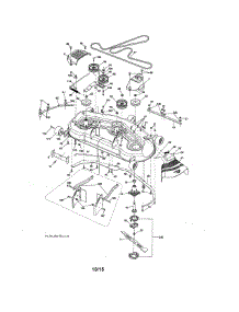 Mower Deck parts for Craftsman Front-Engine Lawn Tractor 917986431 from AppliancePartsPros.com