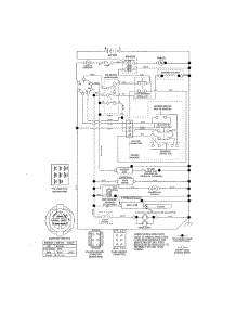 Schematic Diagram parts for Craftsman Front-Engine Lawn Tractor 917986431 from AppliancePartsPros.com