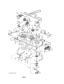 Mower Deck parts for Craftsman Front-Engine Lawn Tractor 917986440 from AppliancePartsPros.com