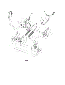 Lift parts for Craftsman Front-Engine Lawn Tractor 917986440 from AppliancePartsPros.com