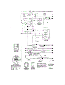 Schematic Diagram parts for Craftsman Front-Engine Lawn Tractor 917986440 from AppliancePartsPros.com