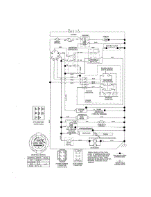 Schematic Diagram parts for Craftsman Front-Engine Lawn Tractor 917986450 from AppliancePartsPros.com