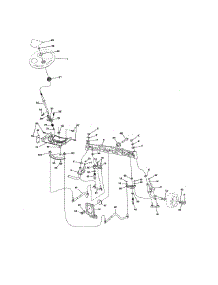 Steering Assembly parts for Craftsman Front-Engine Lawn Tractor 917986451 from AppliancePartsPros.com