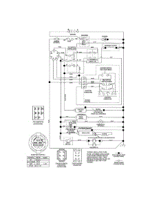 Schematic Diagram parts for Craftsman Front-Engine Lawn Tractor 917986451 from AppliancePartsPros.com