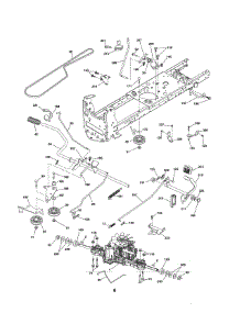 Drive parts for Craftsman Front-Engine Lawn Tractor 917986470 from AppliancePartsPros.com