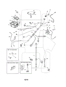 Electrical parts for Craftsman Front-Engine Lawn Tractor 917986471 from AppliancePartsPros.com