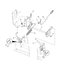 Mower Lift parts for Craftsman Front-Engine Lawn Tractor 917986471 from AppliancePartsPros.com