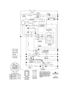 Schematic Diagram parts for Craftsman Front-Engine Lawn Tractor 917986471 from AppliancePartsPros.com