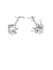 Decals parts for Craftsman Front-Tine Tiller 917986911 from AppliancePartsPros.com