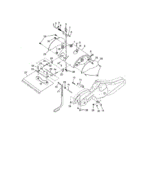 Tine Shield parts for Craftsman Rear-Tine Tiller 917986960 from AppliancePartsPros.com