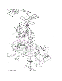 Mower Deck parts for Craftsman Front-Engine Lawn Tractor 917988210 from AppliancePartsPros.com