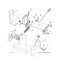 Lift Assembly parts for Craftsman Front-Engine Lawn Tractor 917988210 from AppliancePartsPros.com