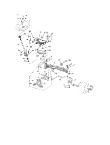 Steering Assembly parts for Craftsman Front-Engine Lawn Tractor 917988240 from AppliancePartsPros.com