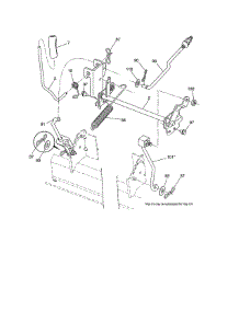 Lift Assembly parts for Craftsman Front-Engine Lawn Tractor 917988240 from AppliancePartsPros.com