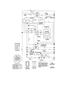 Schematic Diagram parts for Craftsman Front-Engine Lawn Tractor 917988240 from AppliancePartsPros.com