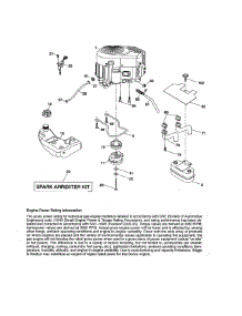 Engine parts for Craftsman Front-Engine Lawn Tractor 917988270 from AppliancePartsPros.com