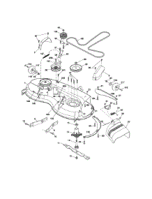 Mower Deck parts for Craftsman Front-Engine Lawn Tractor 917988270 from AppliancePartsPros.com