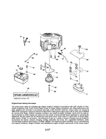 Engine parts for Craftsman Front-Engine Lawn Tractor 917989240 from AppliancePartsPros.com
