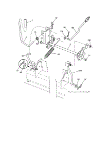 Lift Assembly parts for Craftsman Front-Engine Lawn Tractor 917989240 from AppliancePartsPros.com